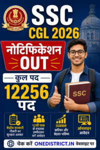 SSC CGL 2026 Notification OUT For 12256 Posts